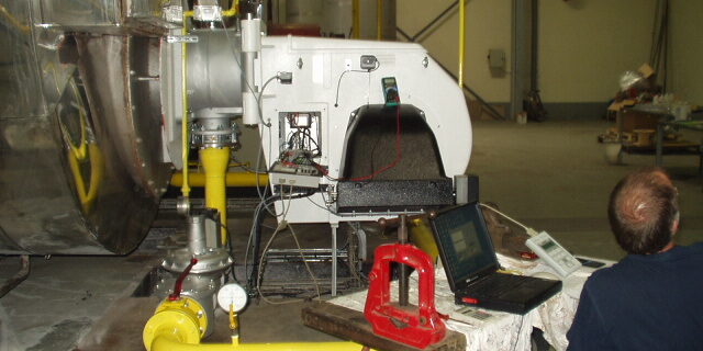 Installation brûleur Gaz naturel avec came numérique