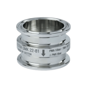 Purgeur à flotteur compact Gestra SMK 22-81 en acier inoxydable.