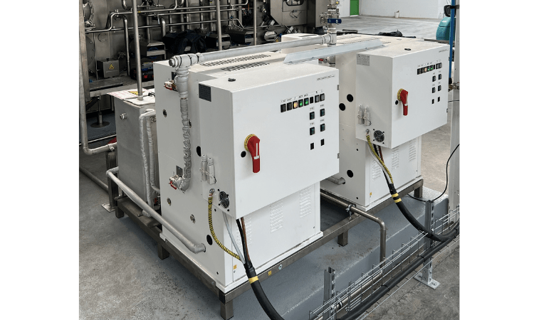 Installation chaudière vapeur électrique série MAXI/CA120