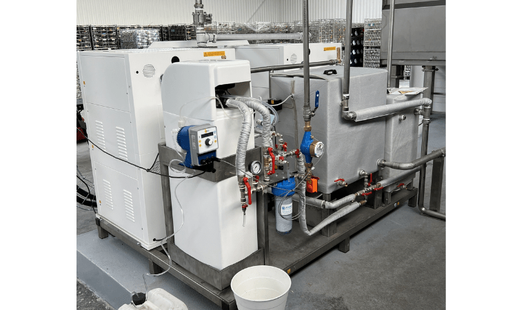 Installation d'une chaudière vapeur électrique 120kW série MAXI/CA120