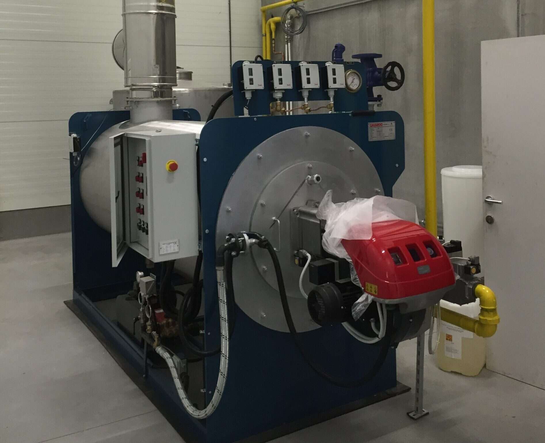 Image d'une Installation d'une Chaudière vapeur instantanée OMG