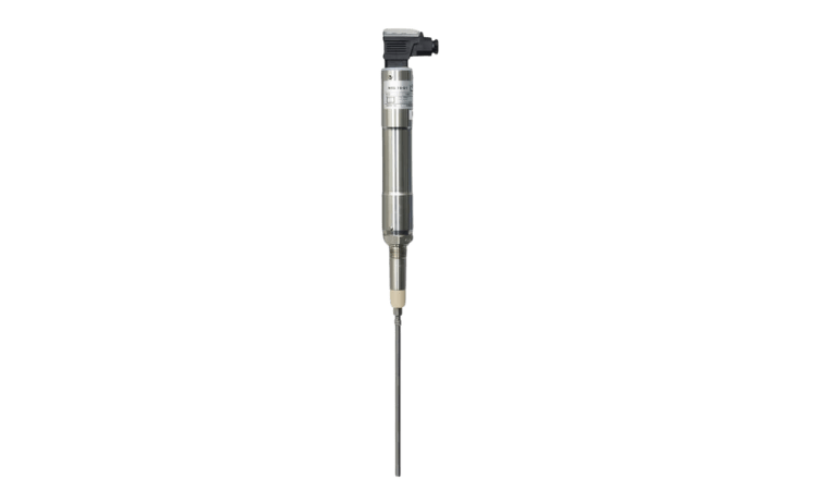 Sonde de niveau à conductivité Gestra NRG 16-16 avec boîtier de connexion supérieur.