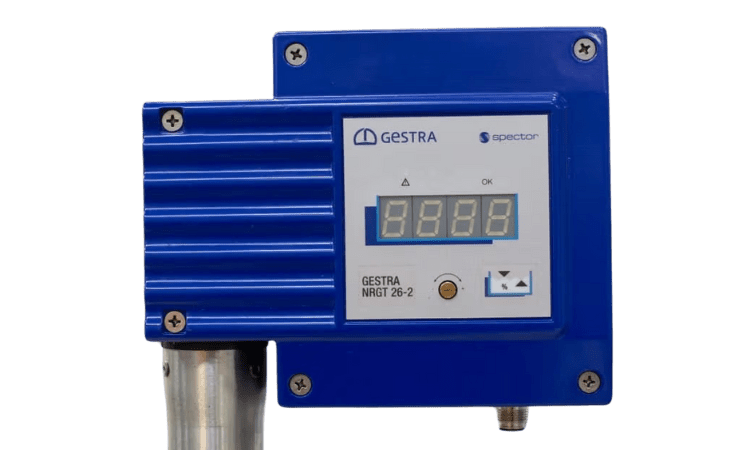Régulateur de niveau électronique Gestra NRGT 26-2 avec affichage numérique.