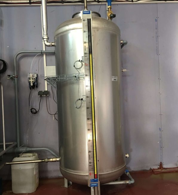 Bâche alimentaire en acier inoxydable
